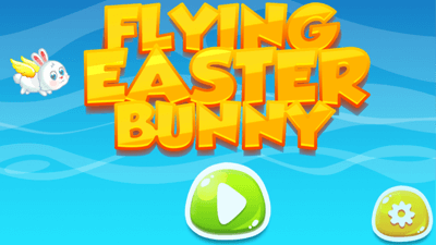 飛翔的復活節兔子